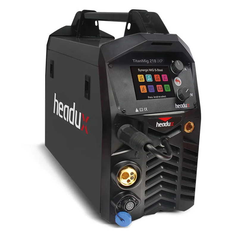 TitanMig 218 iXP PFC | 6-in-1 Double Pulse MIG Welder 200A – headux