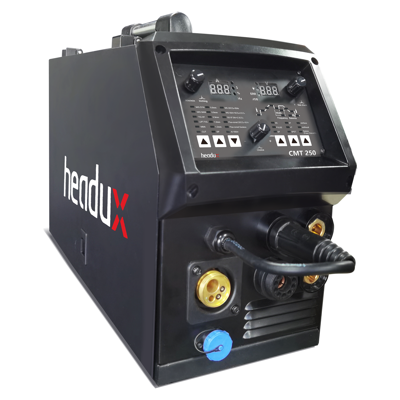 Headux CMT250 | 6-in-1 Multi-Process welding machine| MIG MAG | FLUX | MMA | HF Pulse TIG |Lift TIG | Spool GUN|Non-HF Plasma Cutter