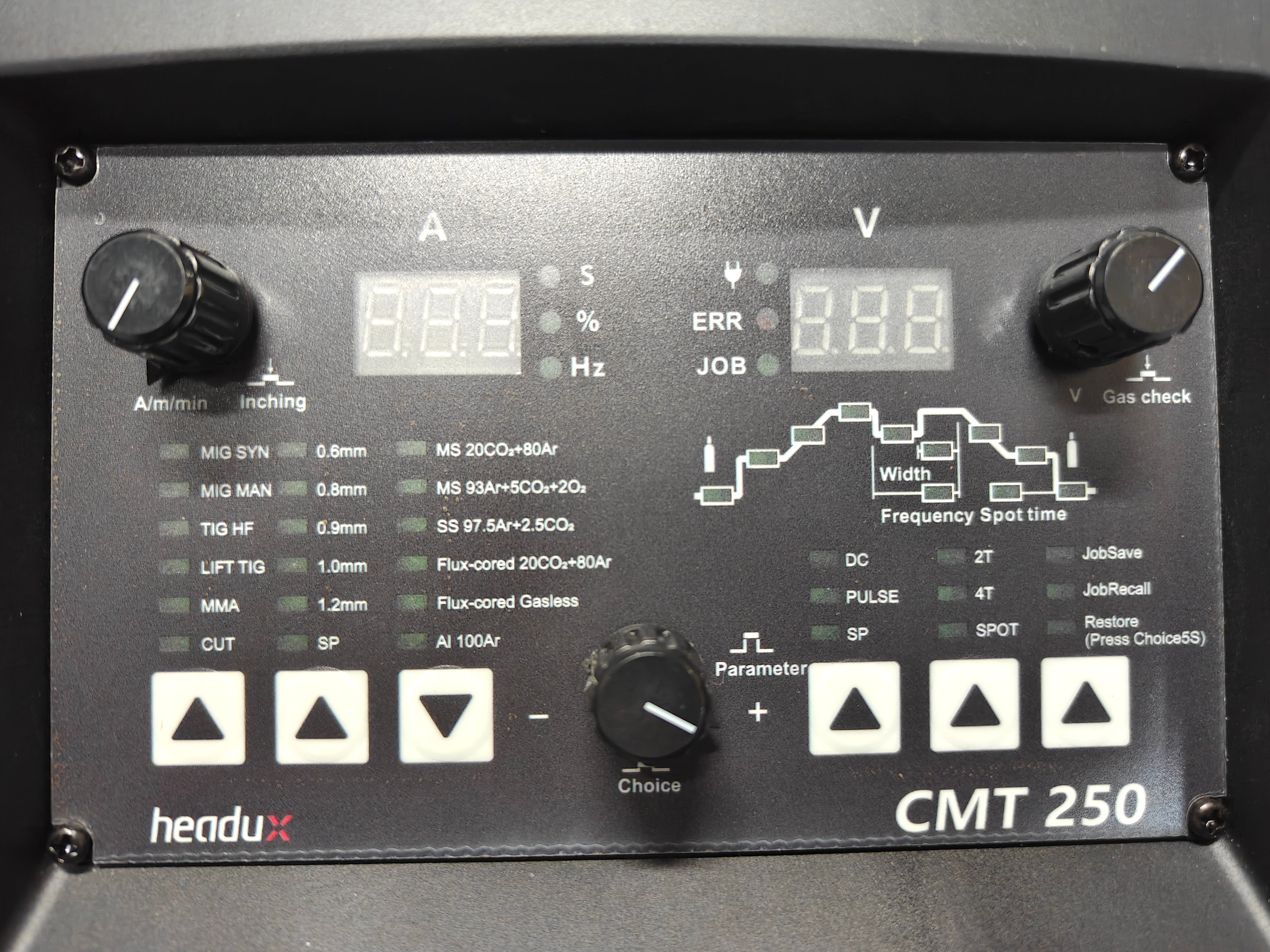 Headux CMT250 | 6-in-1 Multi-Process welding machine| MIG MAG | FLUX | MMA | HF Pulse TIG |Lift TIG | Spool GUN|Non-HF Plasma Cutter