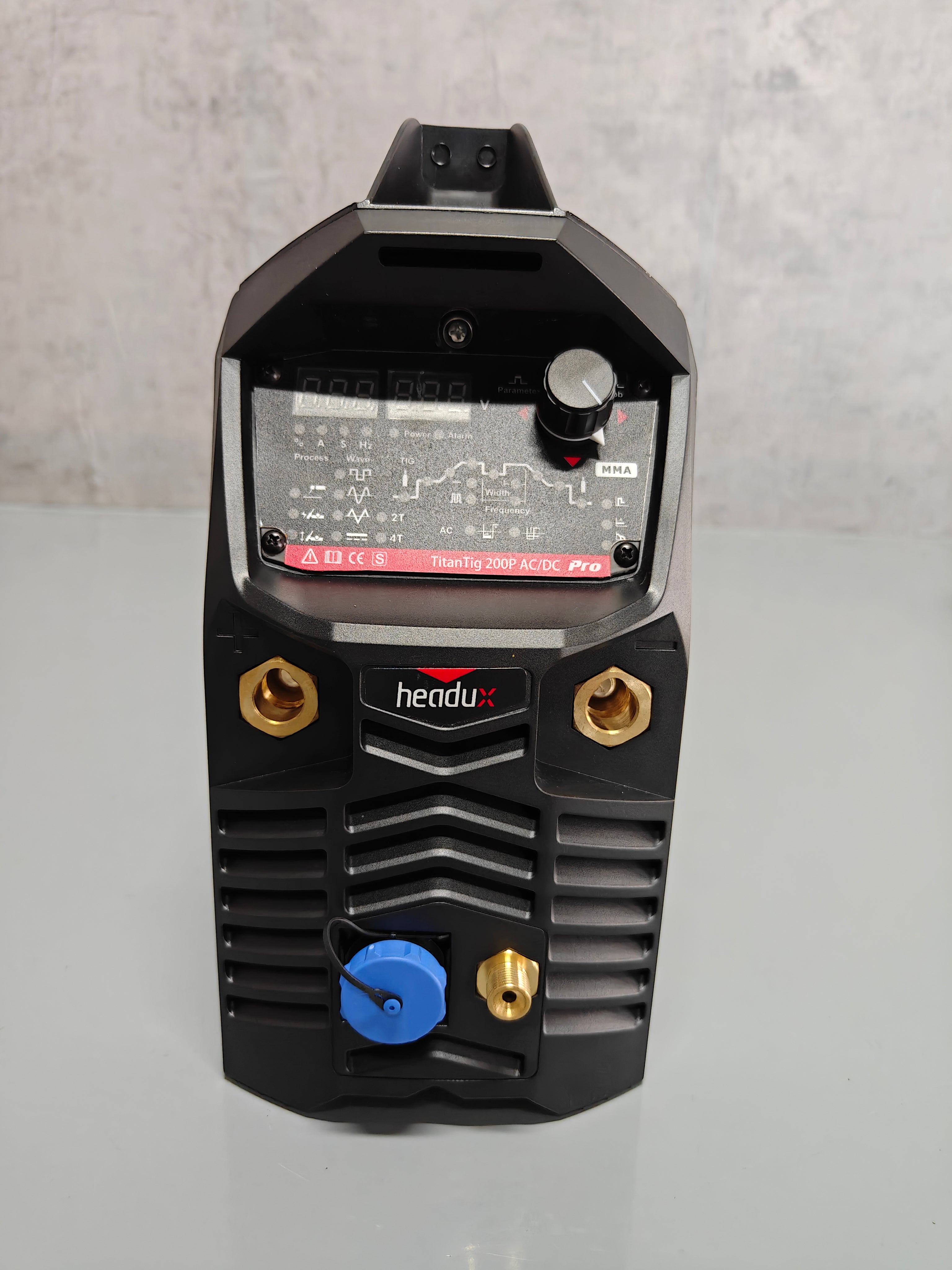 Headux TitanTig 200 ACDC | AC/DC WIG & E-Hand Schweißgerät | 200A | Aluminium & Stahl | Puls | CE-zertifiziert | EU