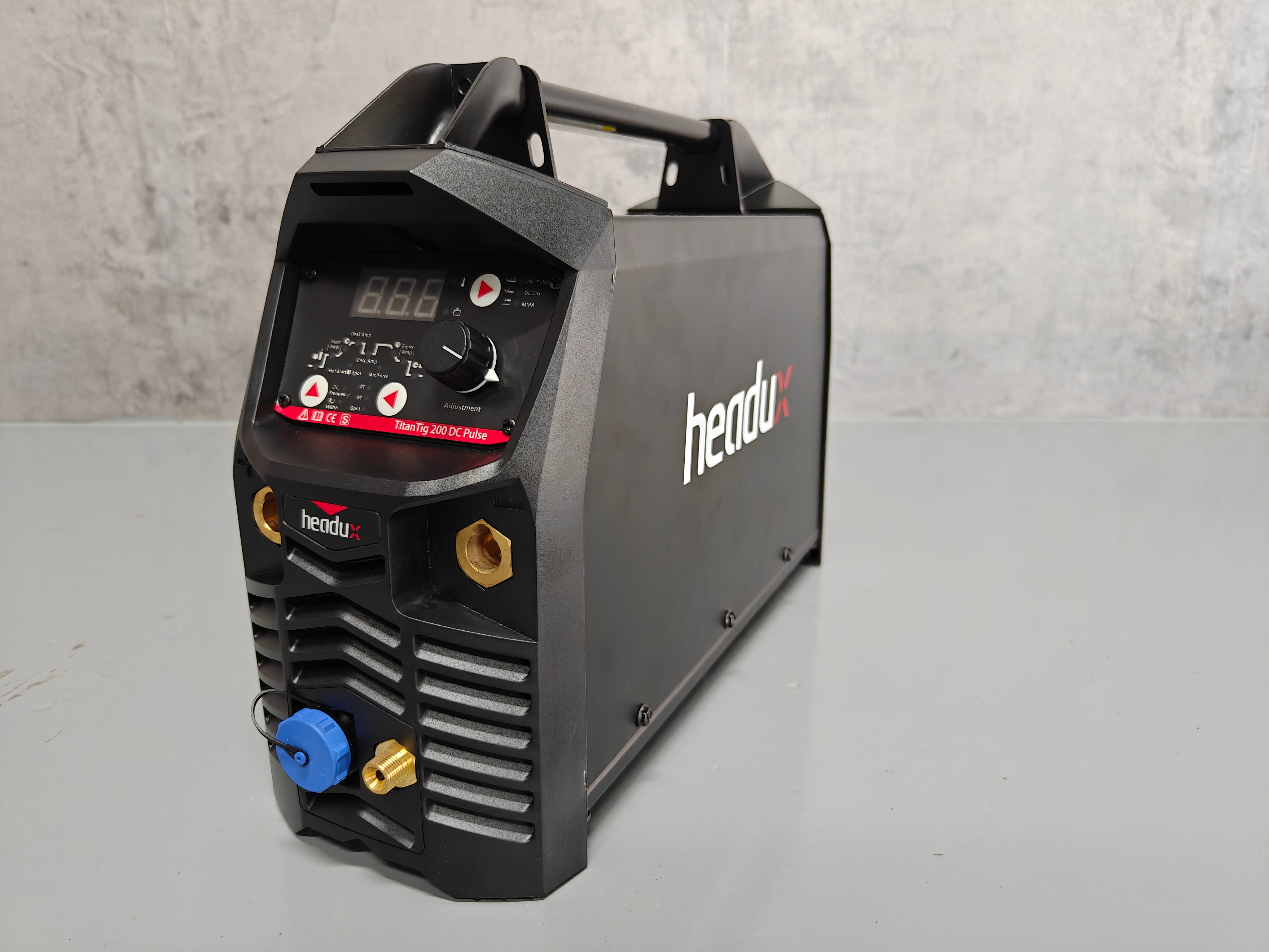 Headux TitanTig 200 DC Pulse | DC WIG- & MMA-Schweißgerät | 200 A | einphasig | Puls | CE-zertifiziert | EU