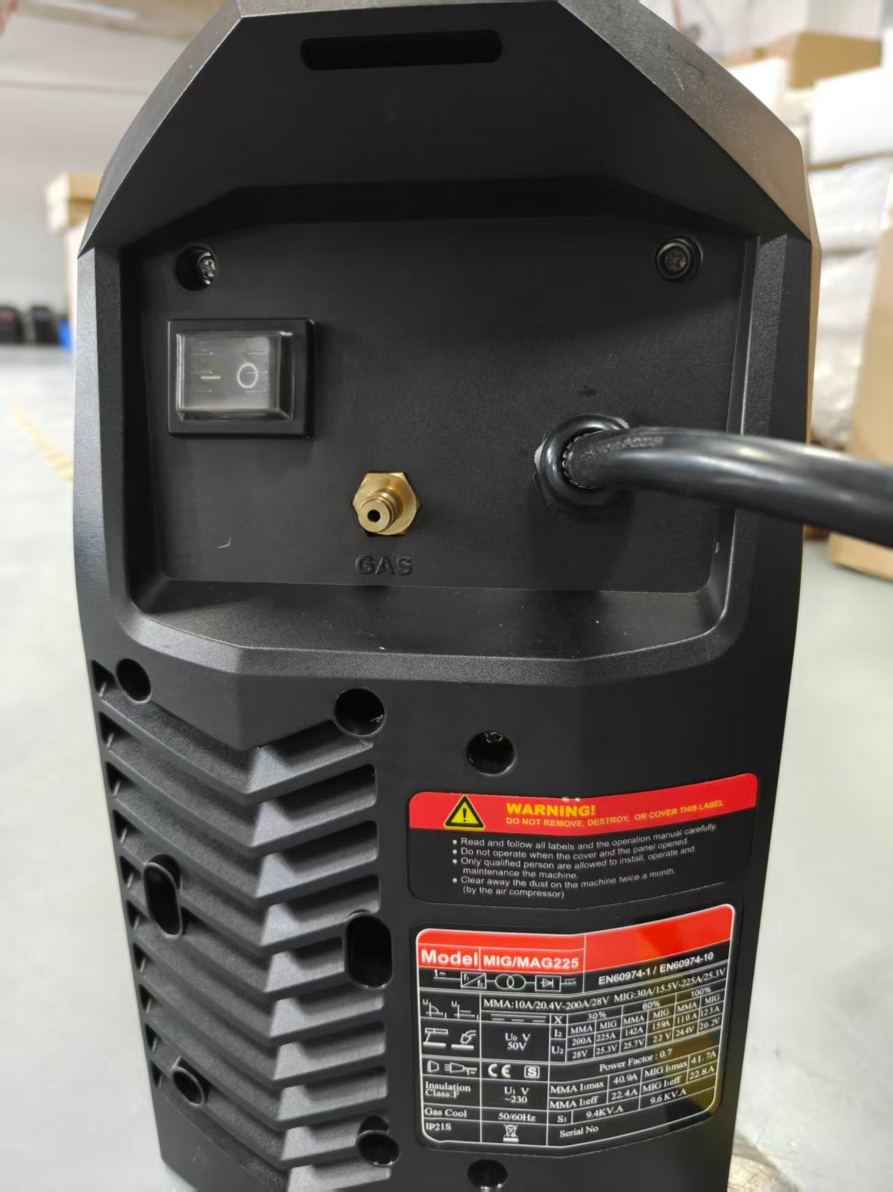 headux Titan MIG225 SYN PFC welder EU stock 