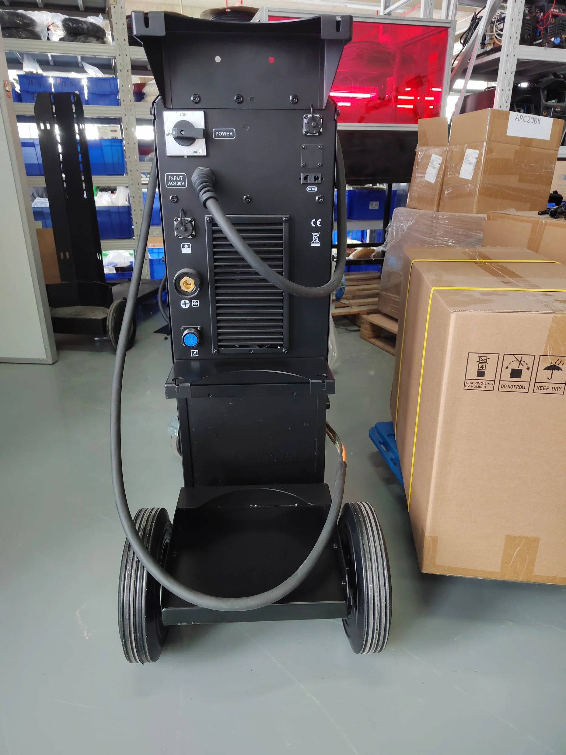 Headux TitanMig 350 Syn | Synergische MIG MMA Schweißgerät | 350A | 3-phasig 400V | CE
