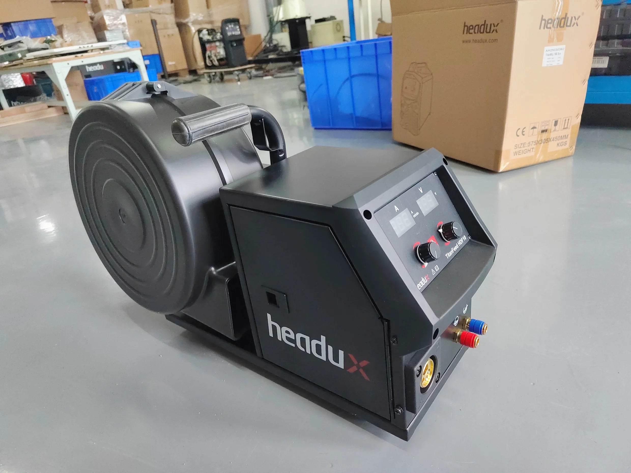 Headux TitanMig 350 Syn | Synergische MIG MMA Schweißgerät | 350A | 3-phasig 400V | CE