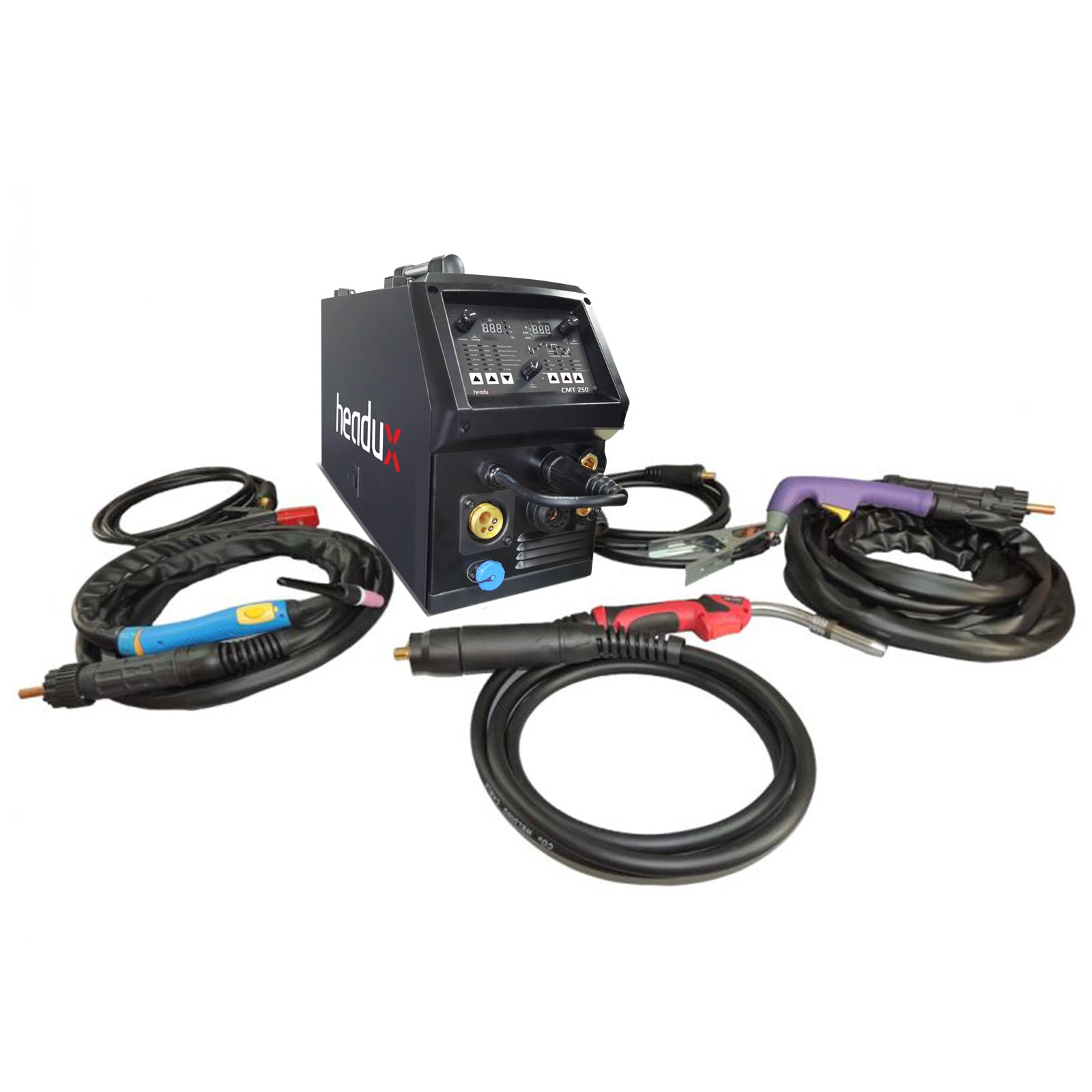 Headux CMT250 | 6-in-1 Multi-Process welding machine| MIG MAG | FLUX | MMA | HF Pulse TIG |Lift TIG | Spool GUN|Non-HF Plasma Cutter