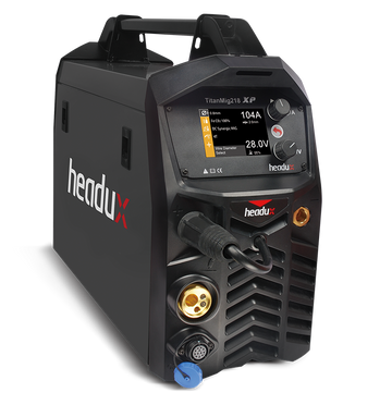 Headux TitanMig 218 XP | 6-in-1 Doppel-Puls-MIG-Aluminiumschweißgerät | 200A | LCD 