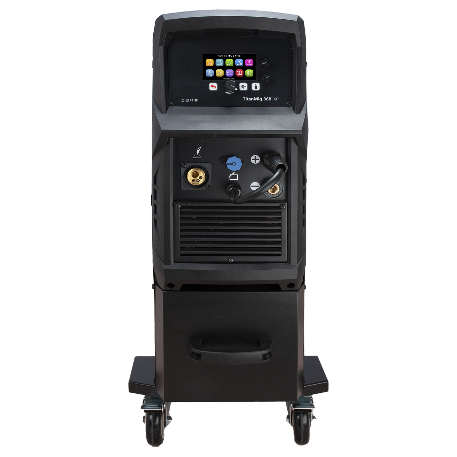 Headux TitanMig 368 iXP |8-in-1 Double Pulse MIG welding machine| 350A Gas-Cooled | 3-Phase 400V | CE