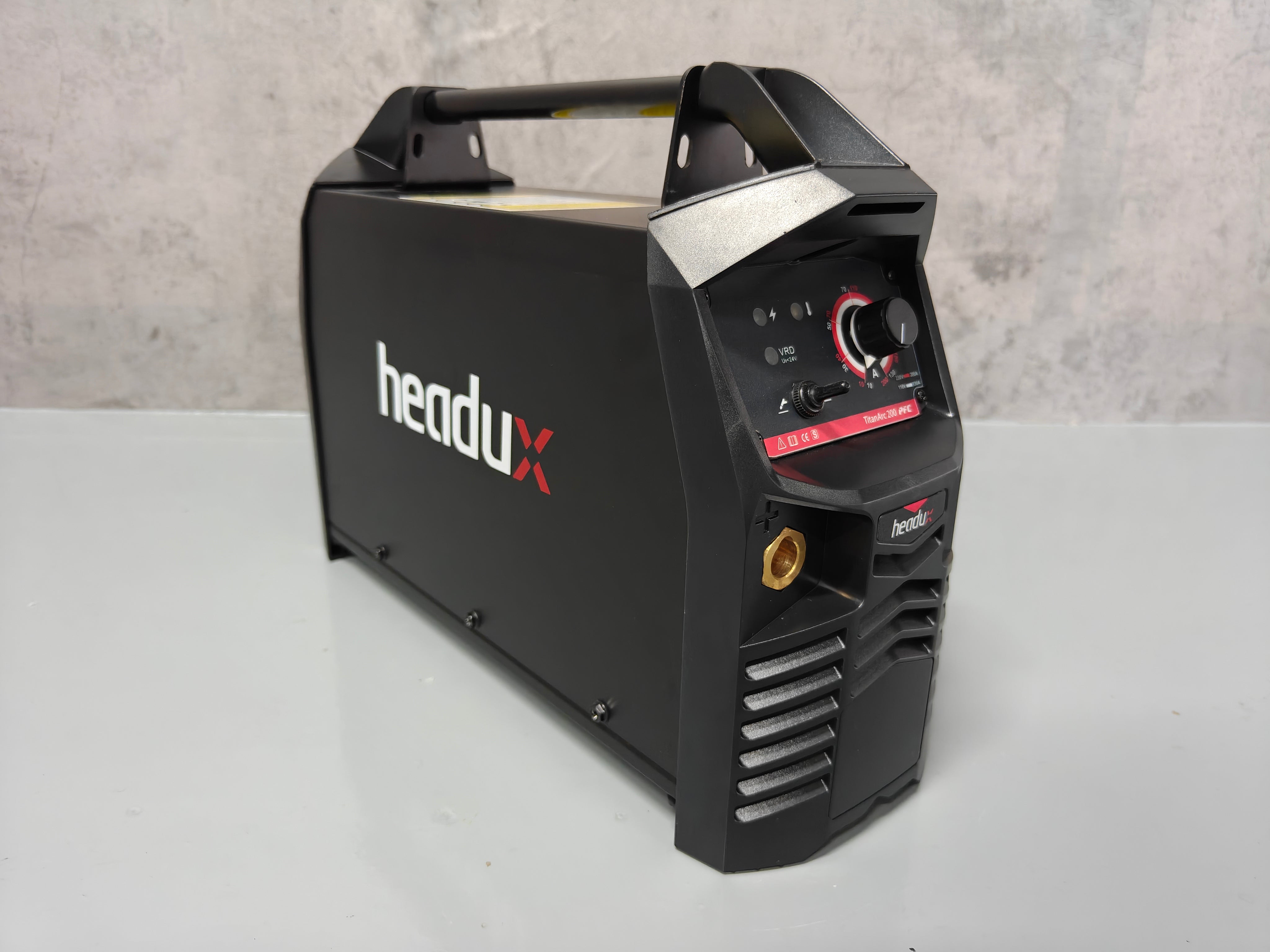 Headux TitanArc 200 PFC | Professioneller 200A MMA/WIG Elektrodenschweißer | PFC Inverter | CE-zertifiziert | EU-fähig