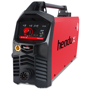 Headux TitanCut 40 PFC | Inverter Plasmaschneider 40A | Pilotzündung | 110V & 230V | Schneidet Stahl, Edelstahl, Aluminium