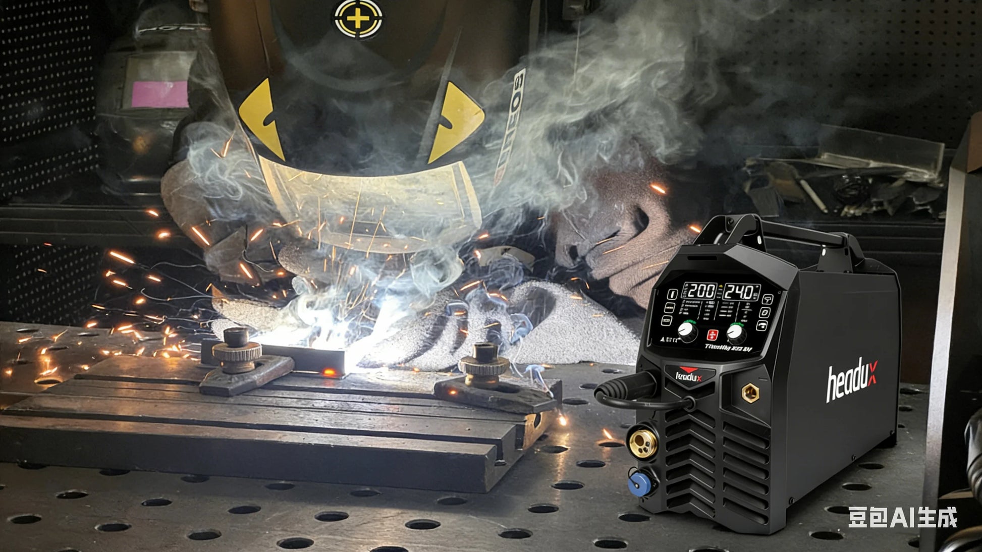 Headux Titan MIG205 MIG Welder 6in 1 function welding machine