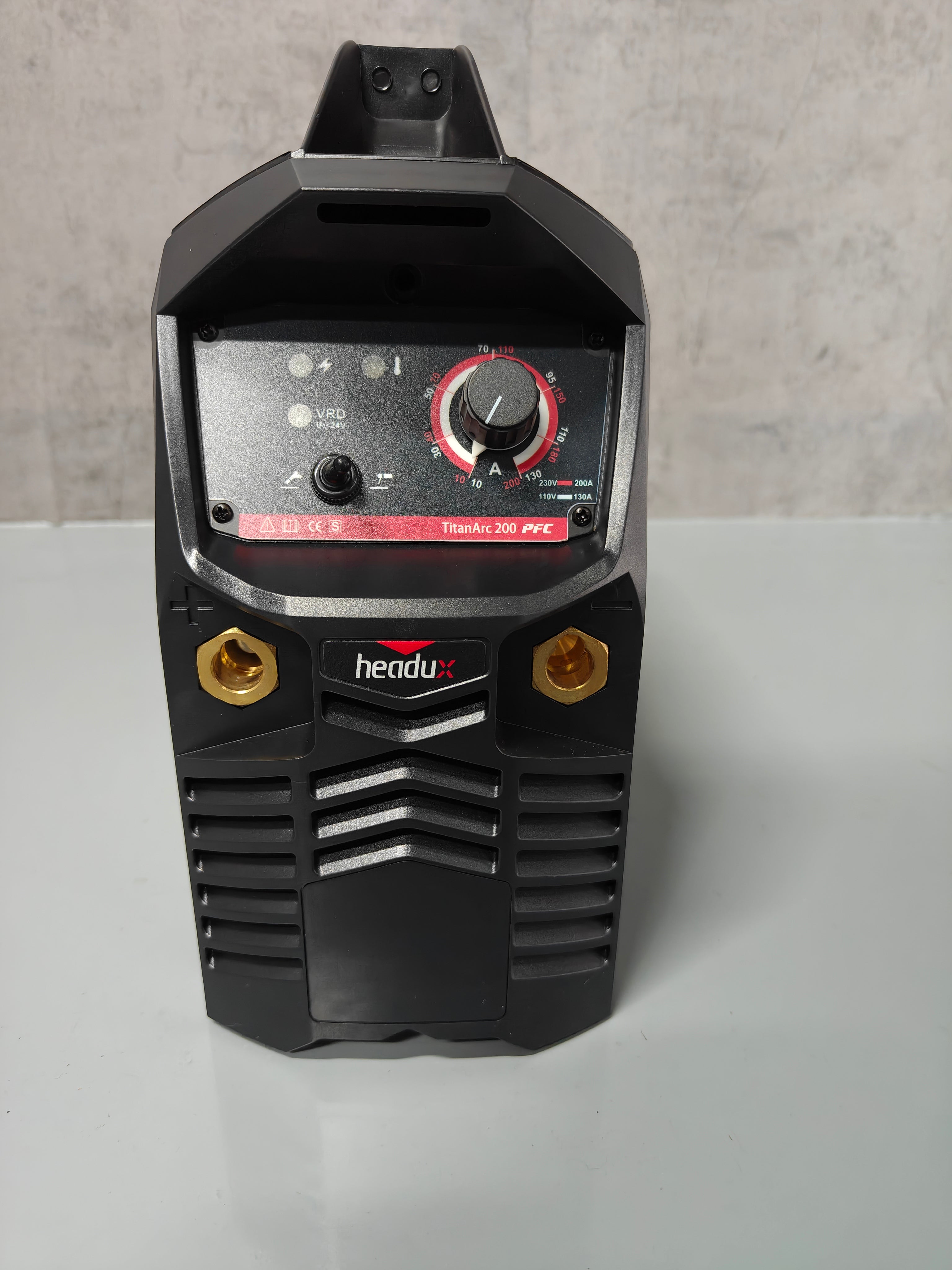 Headux TitanArc 200 PFC | Professioneller 200A MMA/WIG Elektrodenschweißer | PFC Inverter | CE-zertifiziert | EU-fähig