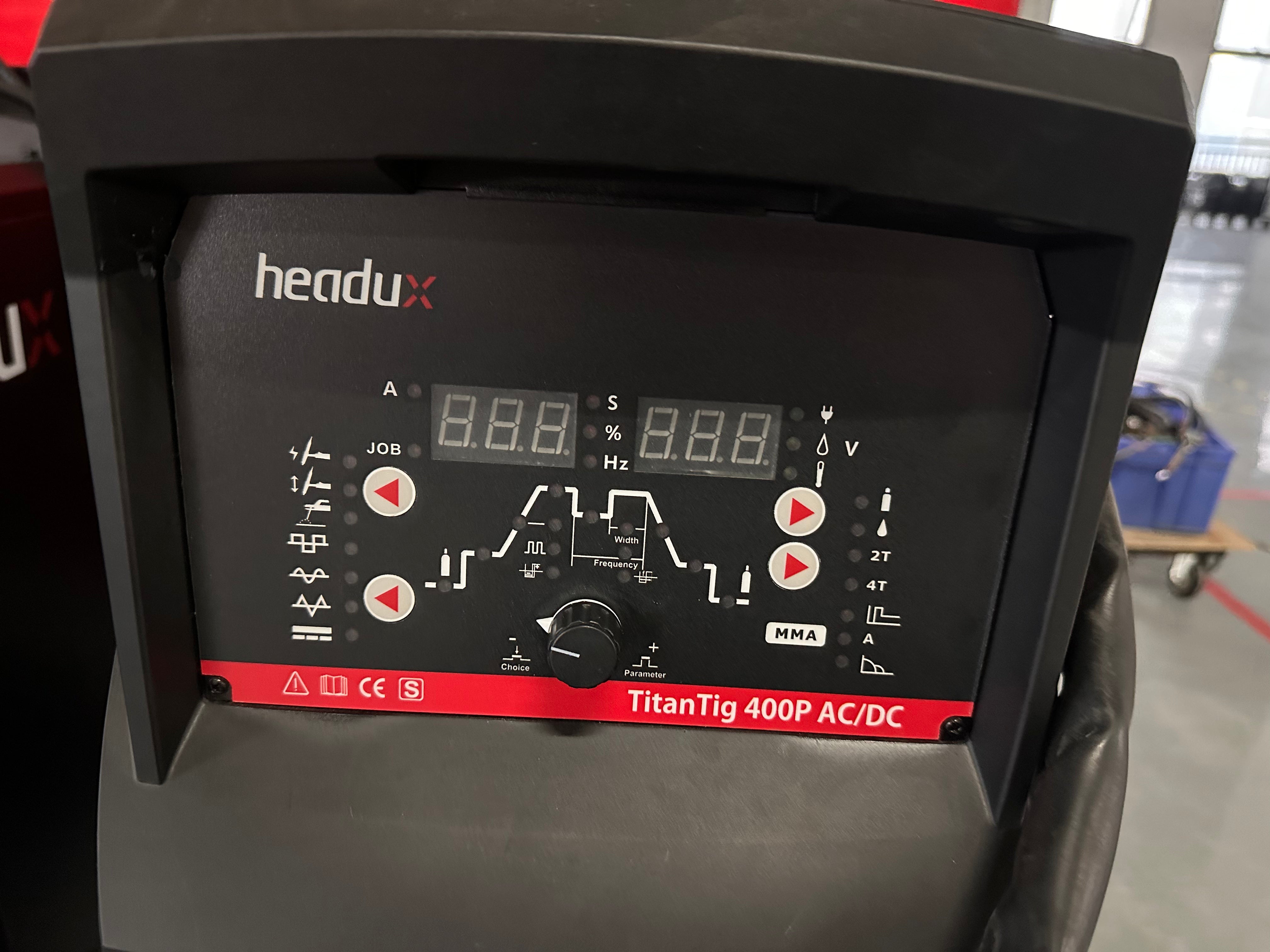 Headux TitanTig 400P AC/DC | AC/DC WIG-Schweißgerät 400A | Aluminium & Stahl | 3-phasig | CE