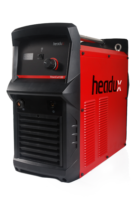 Headux TitanCut 100 | Hochleistungs-Plasmaschneider 100A | Schneidet 35mm Stahl | Pilotzündung | LT101 Brenner | 3-Phasig | CE-zertifiziert
